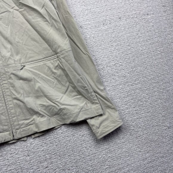 Royal Robbins Women’s Sz M Lightweight Windbreaker Beige Zip Up Jacket Outdoor - Picture 3 of 14